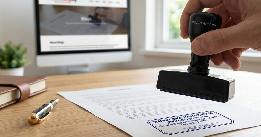 How to Choose & Customize the Right Rubber Stamp for Your Malaysian Business