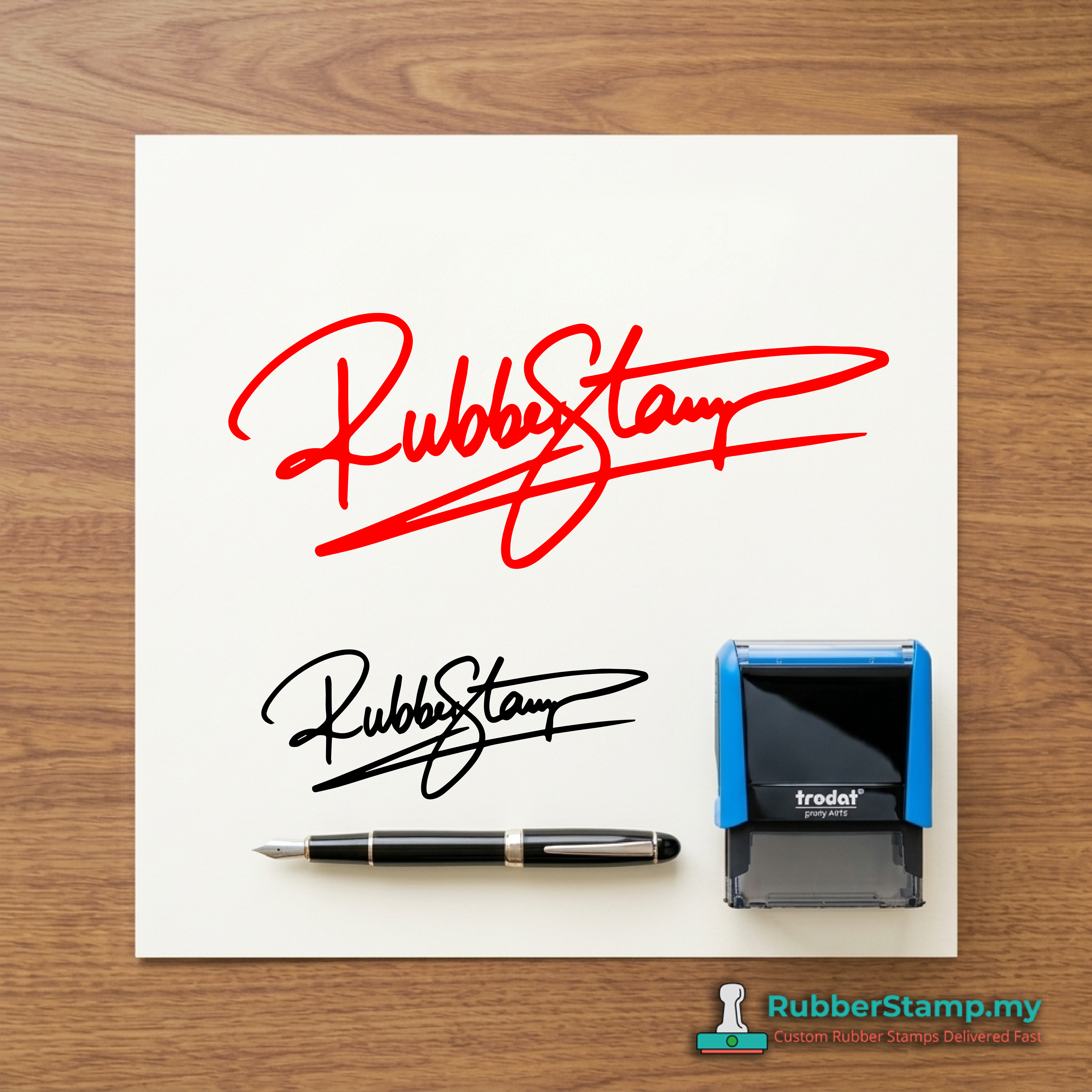 Personalized Signature Stamp Malaysia | Order Online (Fast Delivery ...